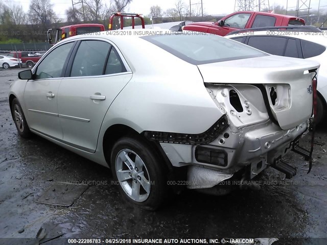 1G11B5SA8DF148670 - 2013 CHEVROLET MALIBU LS 米色 照片 3