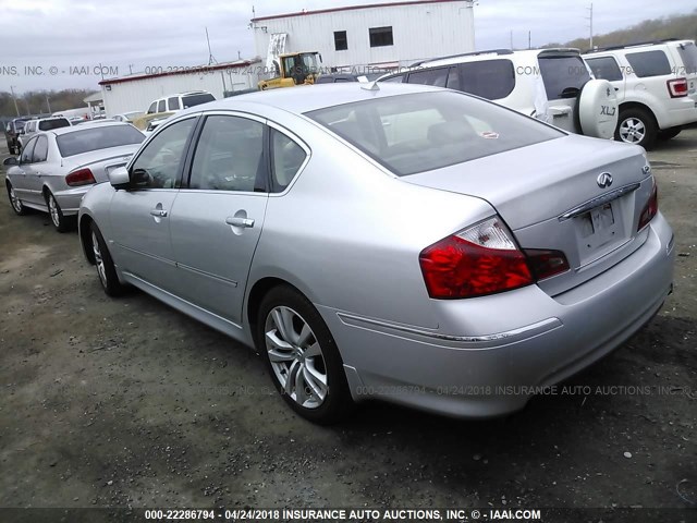 JNKAY01FX8M651610 - 2008 INFINITI M35 SPORT SILVER photo 3