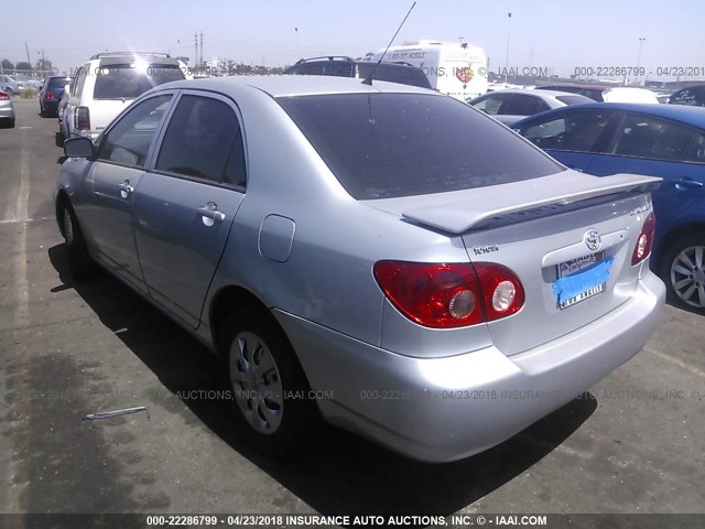 1NXBR32E58Z944952 - 2008 TOYOTA COROLLA CE/LE/S SILVER photo 3