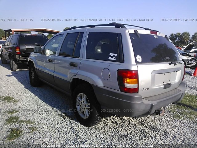 1J4GX48S14C403796 - 2004 JEEP GRAND CHEROKEE LAREDO/COLUMBIA/FREEDOM 银色 照片 3