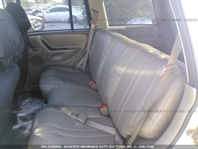 1J4GX48S14C403796 - 2004 JEEP GRAND CHEROKEE LAREDO/COLUMBIA/FREEDOM SILVER photo 8