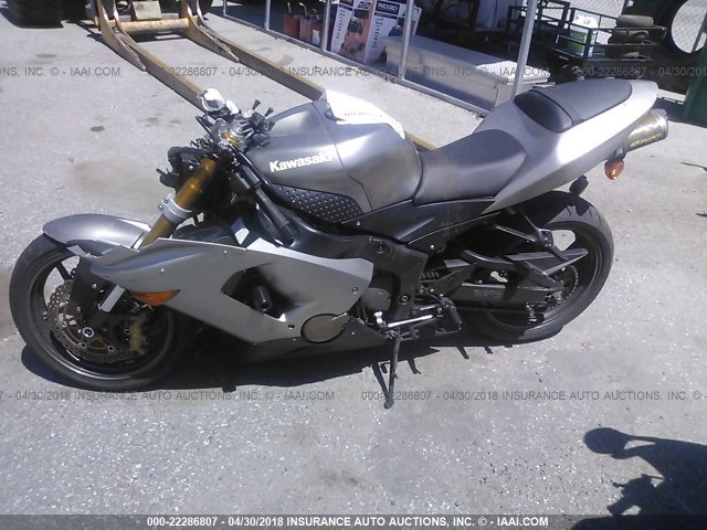 JKBZXJC105A002951 - 2005 KAWASAKI ZX636 C1 GRAY photo 9