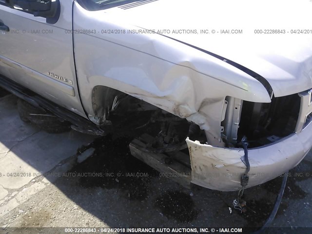 1GNFC13067J385353 - 2007 CHEVROLET TAHOE C1500 TAN photo 6