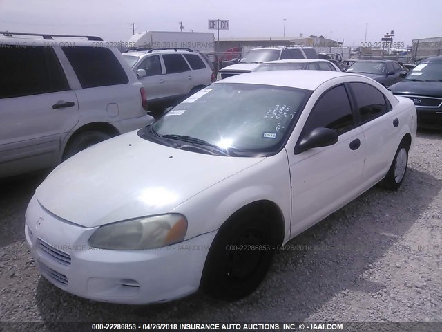 1B3EL36XX3N586637 - 2003 DODGE STRATUS SE WHITE photo 2