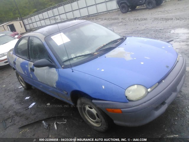 1B3ES27C4SD222372 - 1995 DODGE NEON Dark Blue photo 1