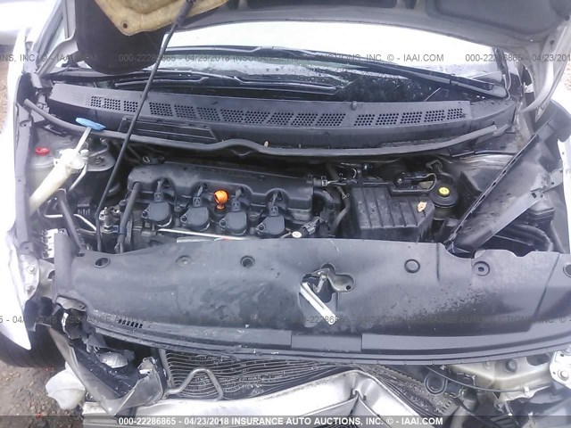 2HGFA1F94AH548813 - 2010 HONDA CIVIC EXL SILVER photo 10