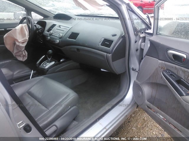 2HGFA1F94AH548813 - 2010 HONDA CIVIC EXL SILVER photo 5