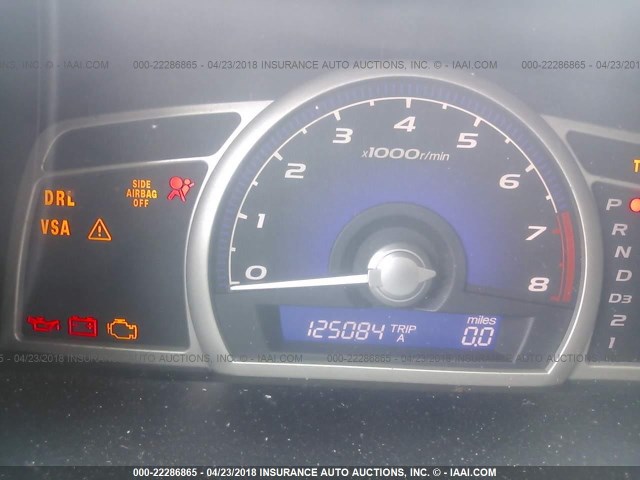 2HGFA1F94AH548813 - 2010 HONDA CIVIC EXL SILVER photo 7