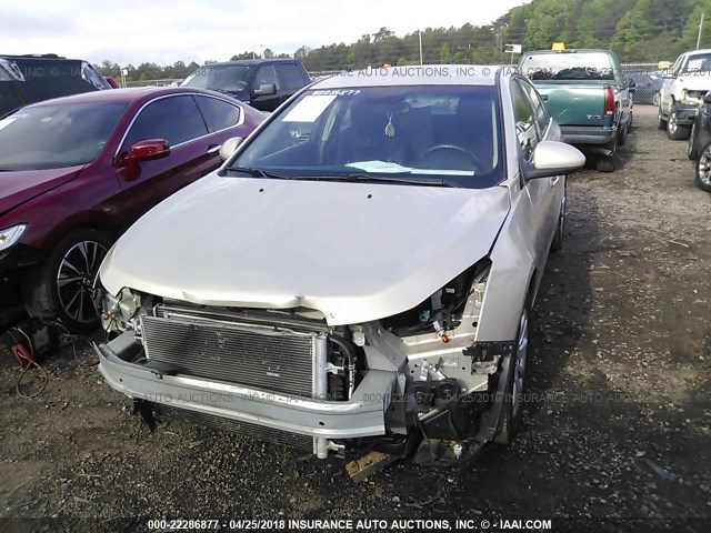 1G1PF5S95B7193125 - 2011 CHEVROLET CRUZE LT GOLD photo 6