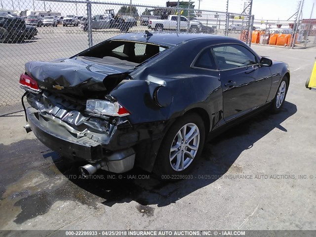 2G1FB1E31F9220302 - 2015 CHEVROLET CAMARO LS GRAY photo 4