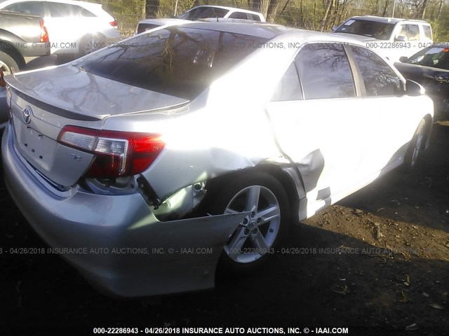 4T1BF1FK6DU708172 - 2013 TOYOTA CAMRY L/SE/LE/XLE ვერცხლისფერი ფოტო 6
