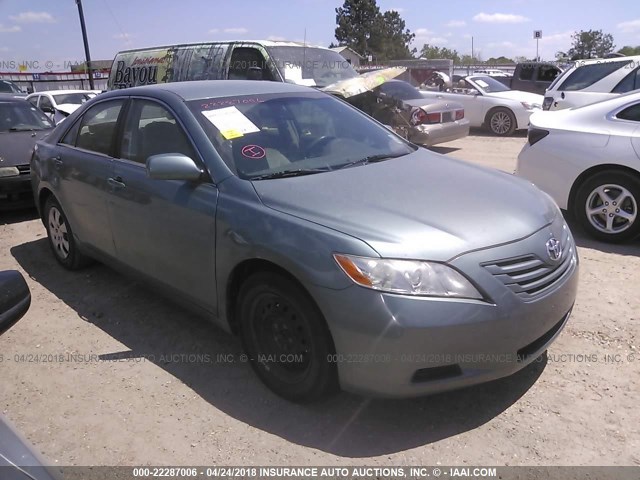 4T4BE46K69R080230 - 2009 TOYOTA CAMRY SE/LE/XLE Light Blue photo 1