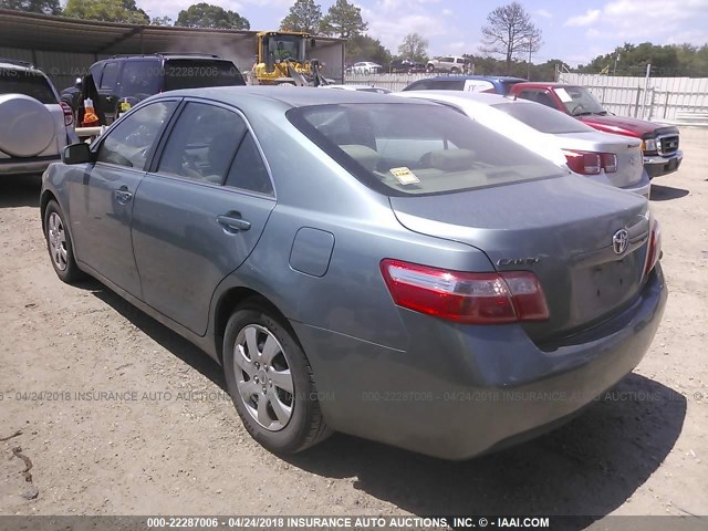 4T4BE46K69R080230 - 2009 TOYOTA CAMRY SE/LE/XLE Light Blue photo 3