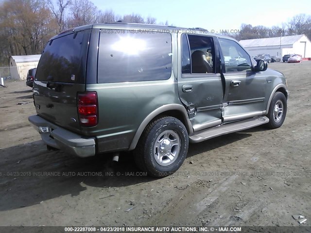 1FMRU17L5YLA85862 - 2000 FORD EXPEDITION EDDIE BAUER GREEN photo 4