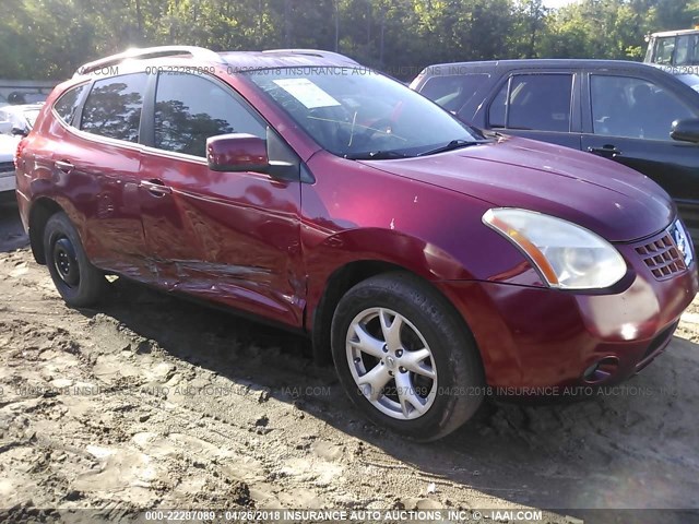 JN8AS58T18W002489 - 2008 NISSAN ROGUE S/SL RED photo 1