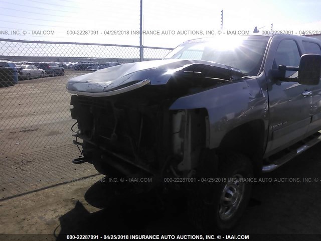 1GCHK23K07F552322 - 2007 CHEVROLET SILVERADO K2500 HEAVY DUTY GRAY photo 6