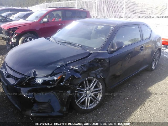JTKJF5C78D3058914 - 2013 TOYOTA SCION TC 黑色 照片 6