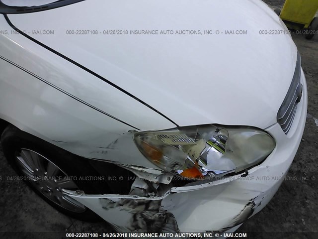 2T1BR32E73C163585 - 2003 TOYOTA COROLLA CE/LE/S WHITE photo 6