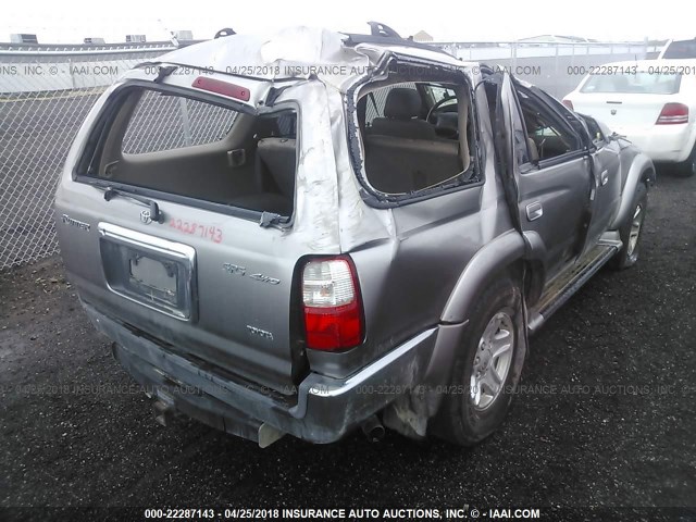 JT3HN86R020362104 - 2002 TOYOTA 4RUNNER SR5 SILVER photo 4