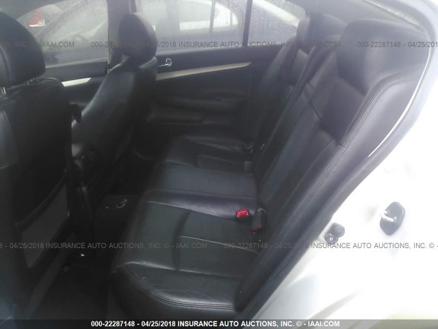 JNKBV61F07M810908 - 2007 INFINITI G35 SILVER photo 8