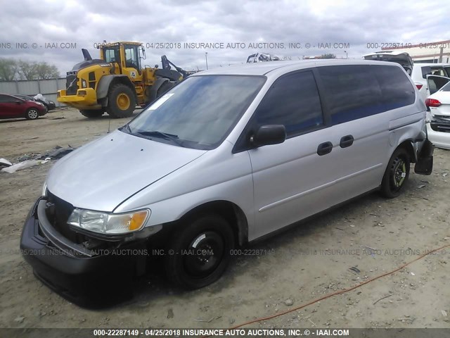 5FNRL18583B118145 - 2003 HONDA ODYSSEY LX SILVER photo 2