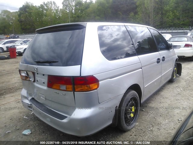 5FNRL18583B118145 - 2003 HONDA ODYSSEY LX SILVER photo 4