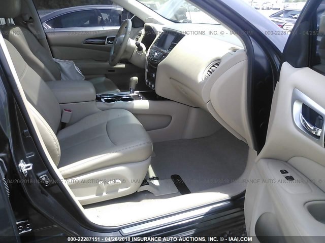 5N1AR2MNXEC634994 - 2014 NISSAN PATHFINDER S/SV/SL/PLATINUM 灰色 照片 5