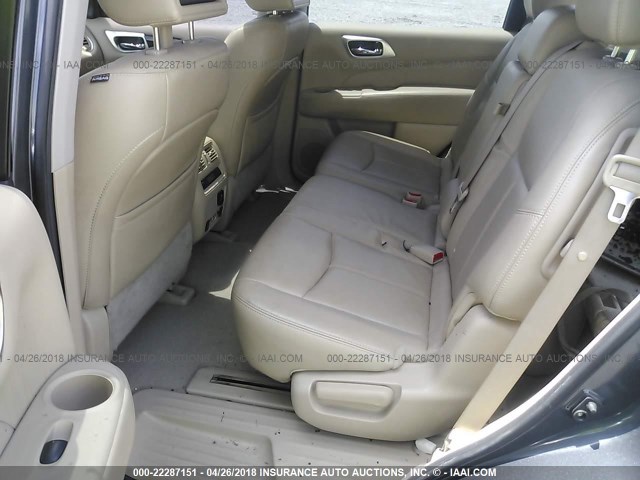 5N1AR2MNXEC634994 - 2014 NISSAN PATHFINDER S/SV/SL/PLATINUM 灰色 照片 8