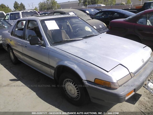 JHMBA7441GC029445 - 1986 HONDA ACCORD LXI SILVER photo 1