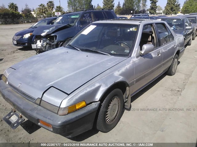 JHMBA7441GC029445 - 1986 HONDA ACCORD LXI SILVER photo 2