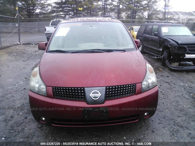 5N1BV28U04N318668 - 2004 NISSAN QUEST S/SE/SL ORANGE photo 6