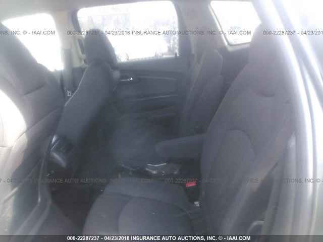 1GNLRFED0AS123098 - 2010 CHEVROLET TRAVERSE LT GRAY photo 8