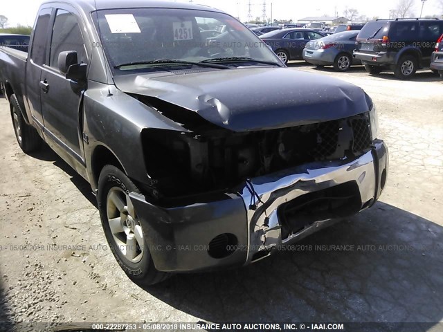 1N6AA06A74N575851 - 2004 NISSAN TITAN XE/SE/LE GRAY photo 6