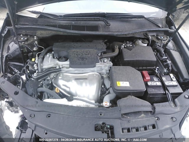 4T1BF1FK8HU335755 - 2017 TOYOTA CAMRY LE/XLE/SE/XSE BLACK photo 10