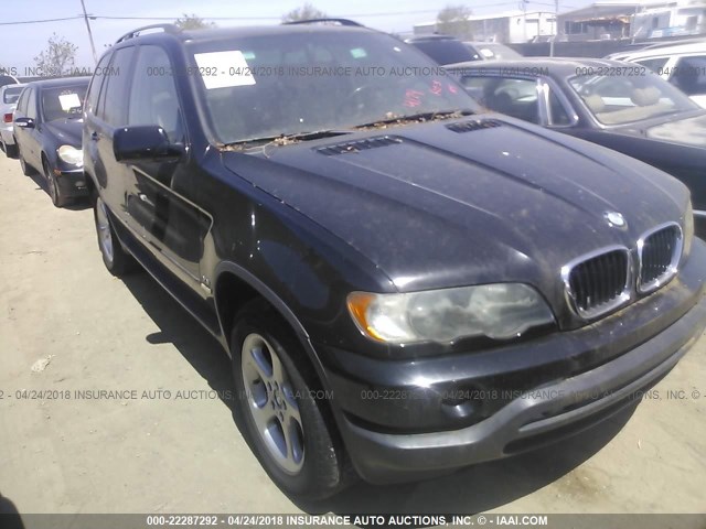 WBAFA53591LM74845 - 2001 BMW X5 3.0I BLACK photo 1