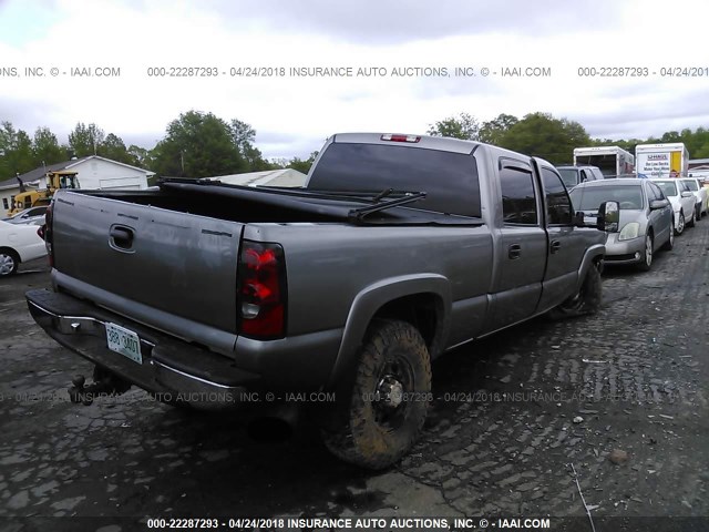 1GCHK23D27F133910 - 2007 CHEVROLET SILVERADO K2500 HEAVY DUTY GRAY photo 4