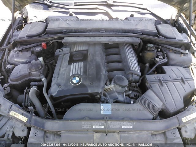 WBAWV53528PF95274 - 2008 BMW 328 XI SULEV BLACK photo 10