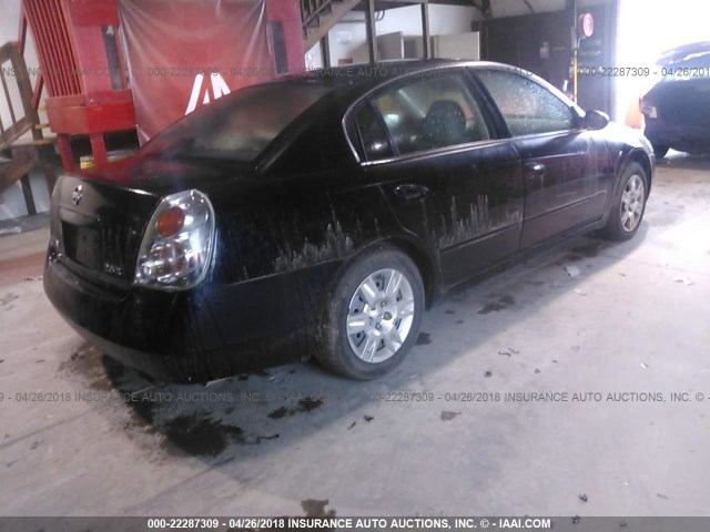 1N4AL11D06C176692 - 2006 NISSAN ALTIMA S/SL BLACK photo 4