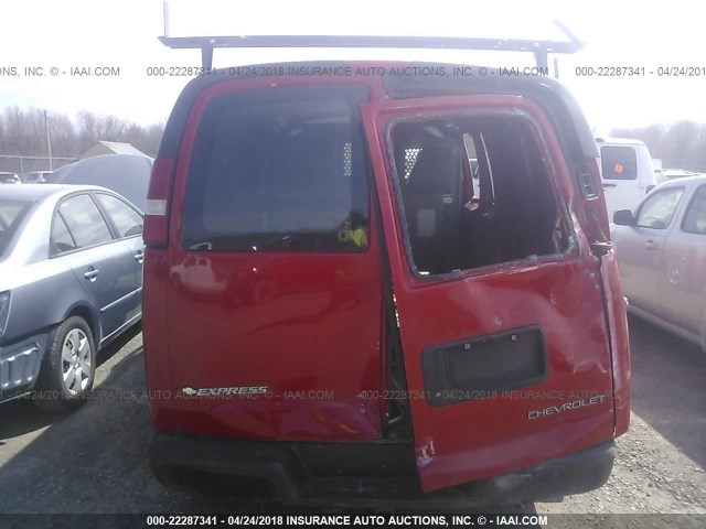 1GCHG35V861165723 - 2006 CHEVROLET EXPRESS G3500  RED photo 8