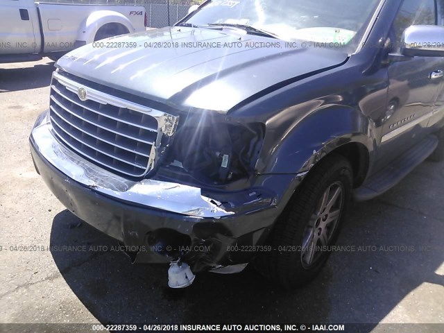 1A8HW58P17F505383 - 2007 CHRYSLER ASPEN LIMITED GRAY photo 6