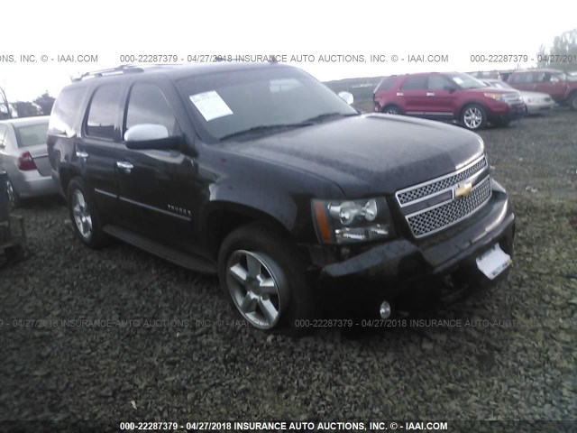 1GNFK13068J216955 - 2008 CHEVROLET TAHOE K1500 BLACK photo 1