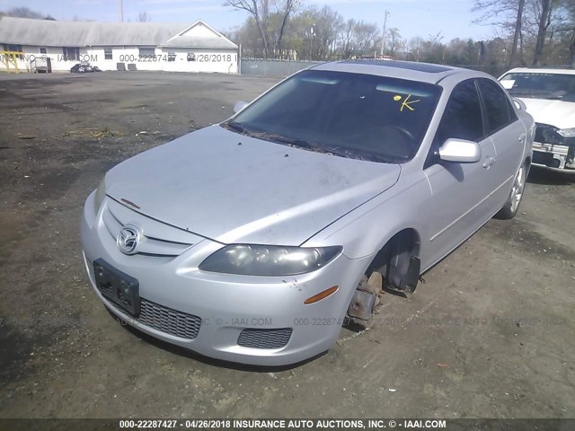 1YVHP80C365M42395 - 2006 MAZDA 6 I SILVER photo 2