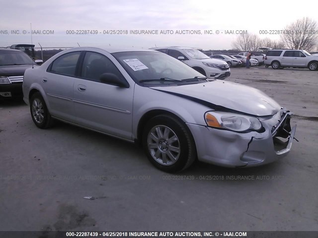 1C3AL66R34N294673 - 2004 CHRYSLER SEBRING LIMITED SILVER photo 1