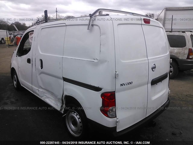 3N6CM0KN8EK692502 - 2014 NISSAN NV200 2.5S/2.5SV WHITE photo 3