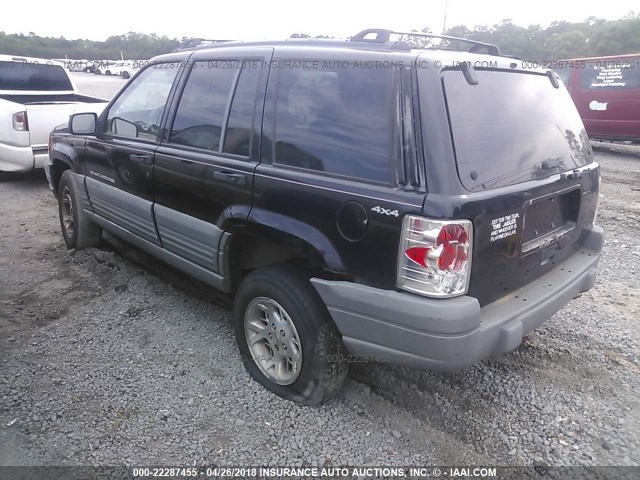 1J4GZ58Y9VC719811 - 1997 JEEP GRAND CHEROKEE LAREDO/TSI BLACK photo 3