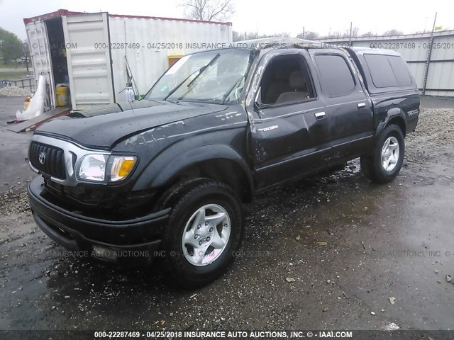 5TEHN72N53Z164838 - 2003 TOYOTA TACOMA DOUBLE CAB 黑色 照片 6