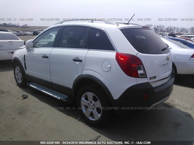 3GNAL2EK1FS523733 - 2015 CHEVROLET CAPTIVA LS WHITE photo 3