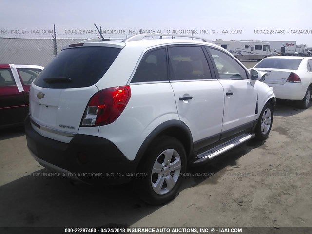 3GNAL2EK1FS523733 - 2015 CHEVROLET CAPTIVA LS 白色 照片 4