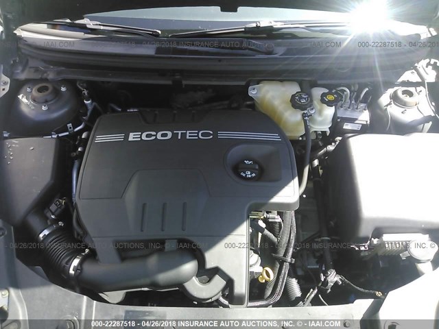 1G1ZH57B99F182708 - 2009 CHEVROLET MALIBU 1LT GRAY photo 10