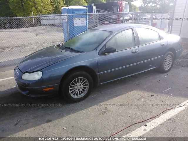 2C3HD46R83H570207 - 2003 CHRYSLER CONCORDE LX BLUE photo 2